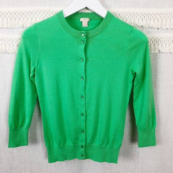 J. Crew Factory Sweaters J Crew Factory Green The Clare Cardigan